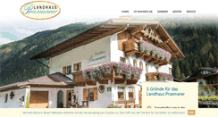 Desktop Screenshot of landhaus-praxmarer.at